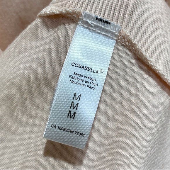 COSABELLA lace trim flirty sleep robe rose dawn - Picture 10 of 15